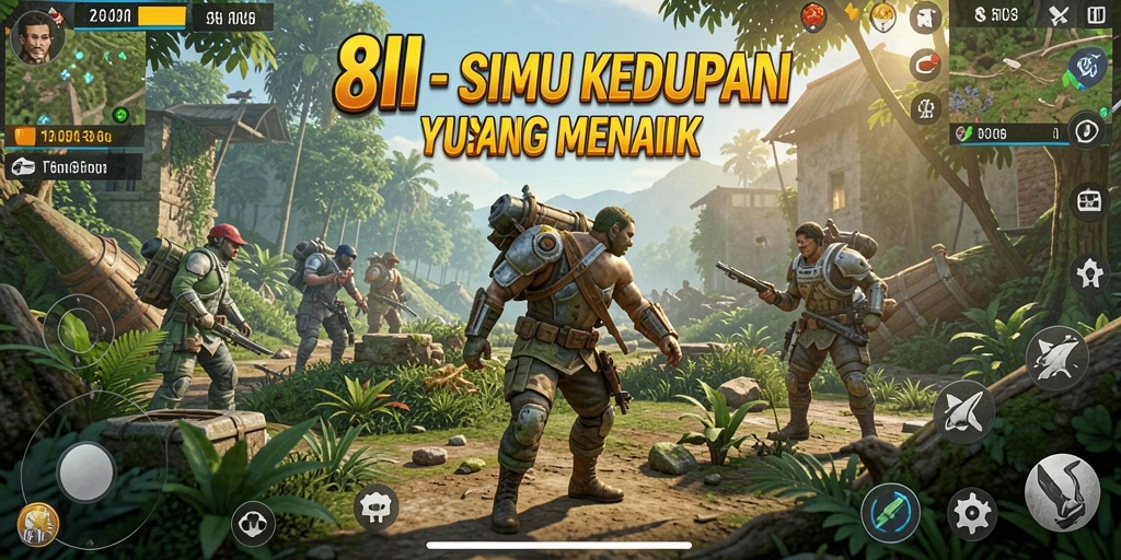 Tampilan gameplay 8II yang mengasyikkan dalam simulasi kehidupan.