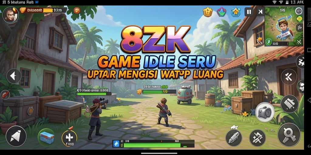 Tangkapan layar gameplay 8ZK yang menarik dan penuh strategi.