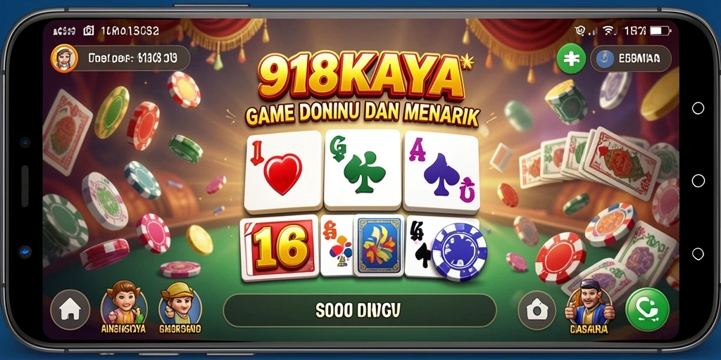Screenshot gameplay Domino 918KAYA yang menarik