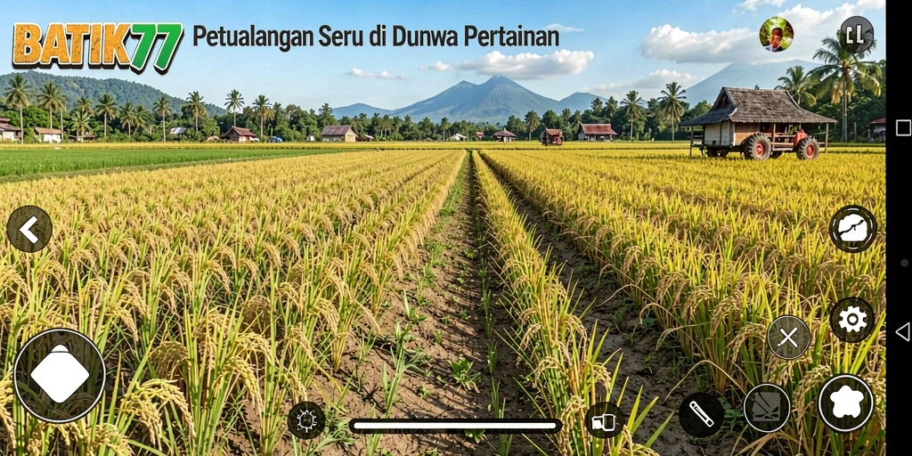 Tampilan permainan BATIK77 yang menakjubkan saat bertani.