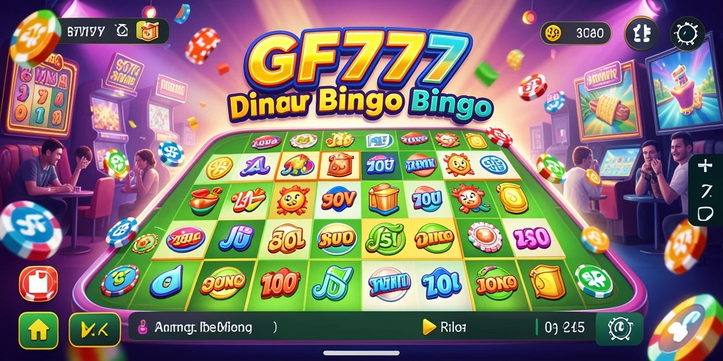 Screenshot gameplay GF777 menampilkan suasana seru permainan Bingo.