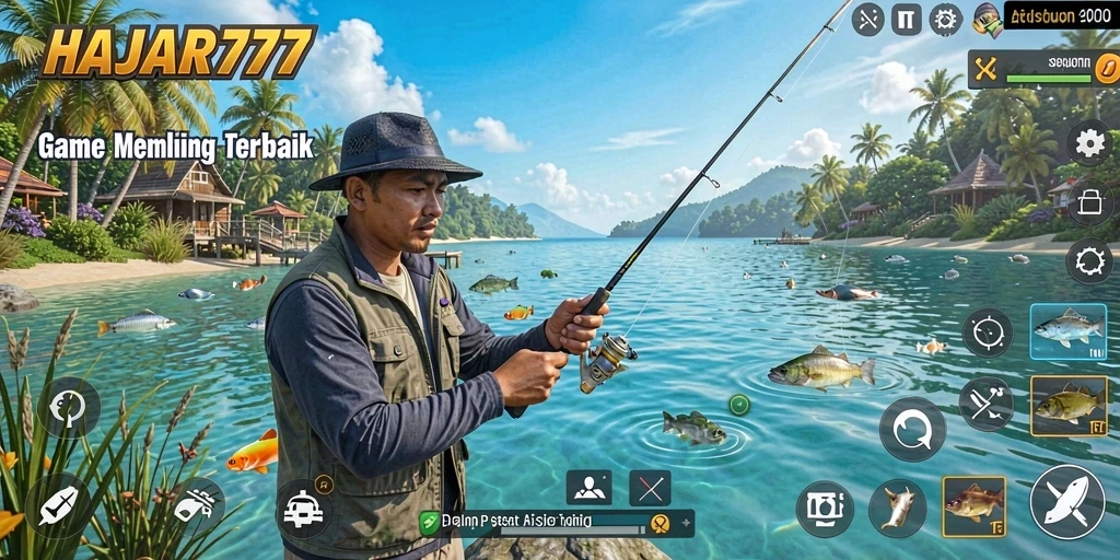 Tangkapan ikan yang menakjubkan dalam gameplay HAJAR777.