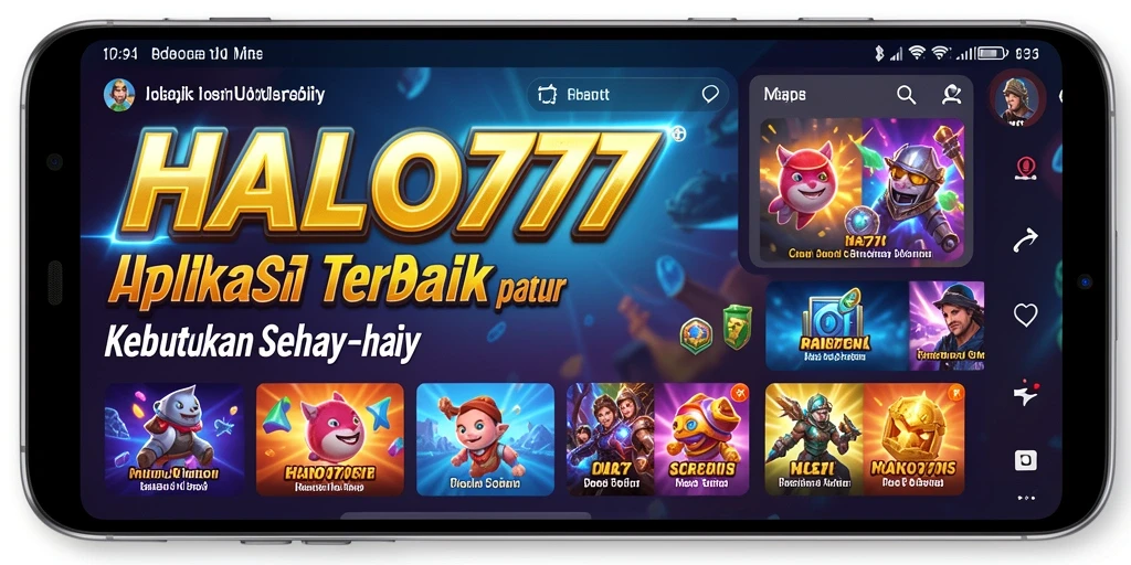 Tampilan antarmuka HALO777 yang modern dan intuitif.