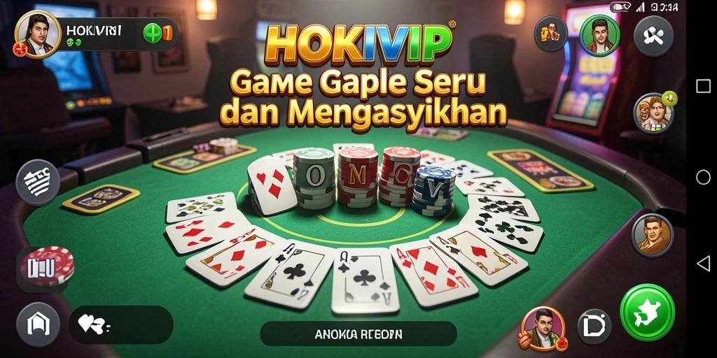 Tampilan gameplay HOKIVIP yang seru dan interaktif.