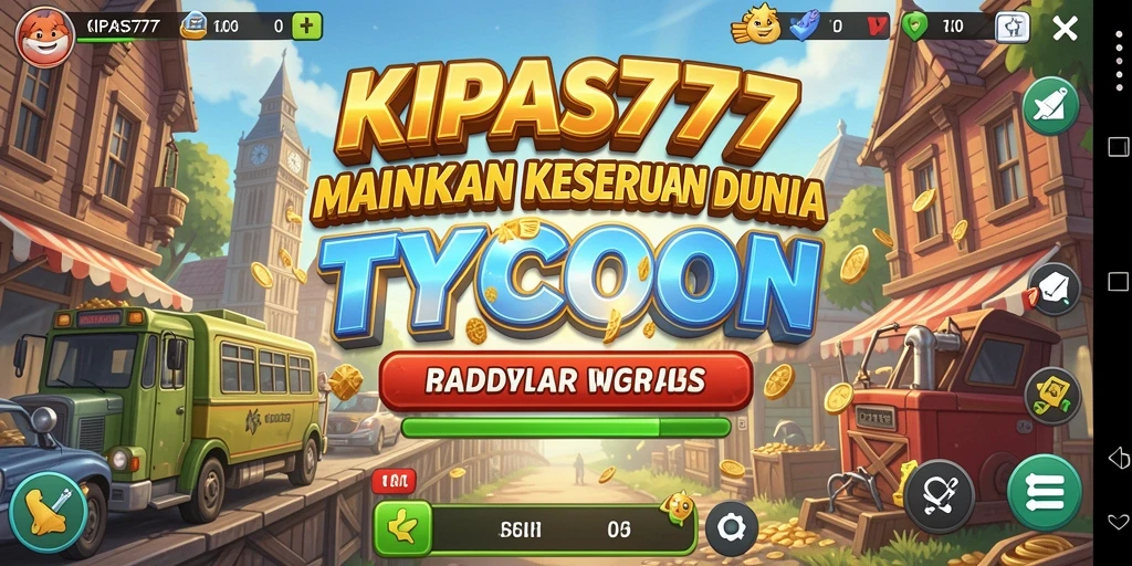 Screenshot KIPAS777 menampilkan gameplay Tycoon yang menarik.