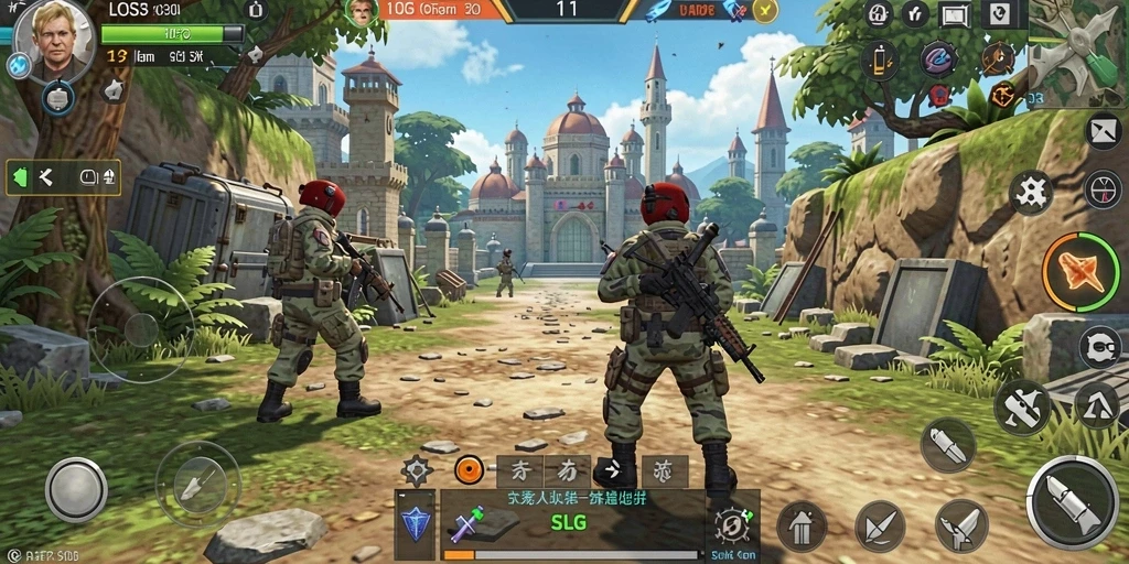 Tampilan screenshot gameplay menunjukkan pertempuran menarik dalam LOS303.