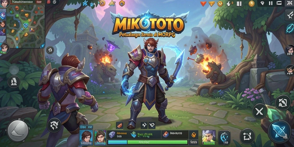 Gameplay seru di MIKOTOTO yang menampilkan karakter dalam aksi.