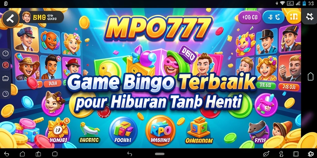 Tampilan menarik dari permainan Bingo di MPO777, penuh warna dan menyenangkan.