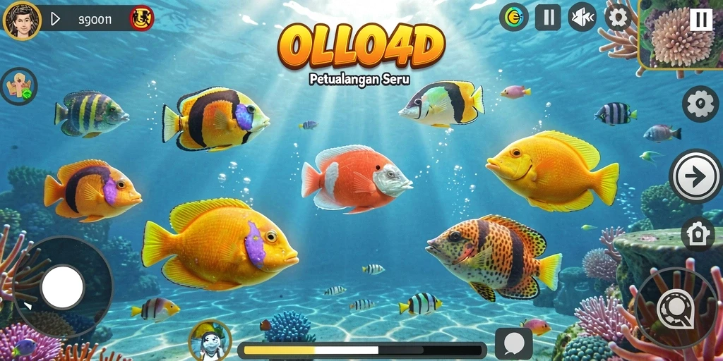 Gameplay seru Tembak Ikan di OLLO4D.
