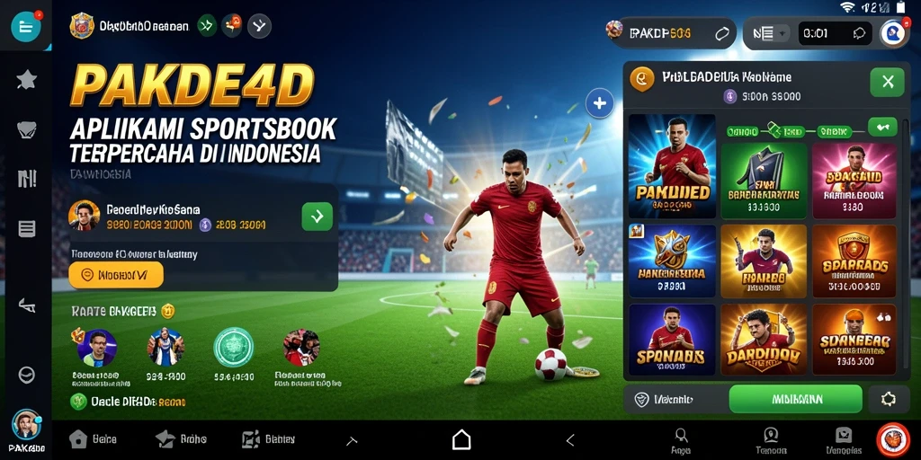 Tampilan menarik dari gameplay PAKDE4D dalam taruhan olahraga.