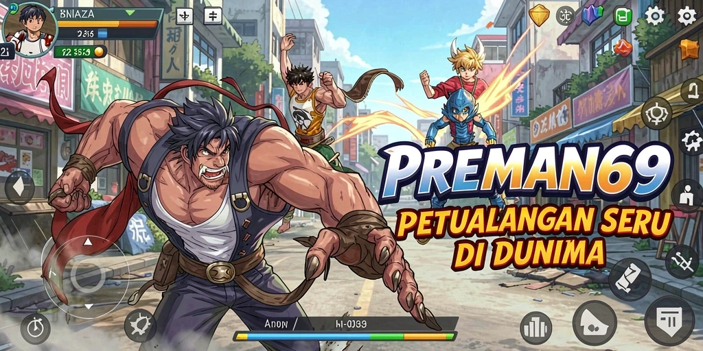 Gameplay menarik dengan karakter anime yang dinamis.