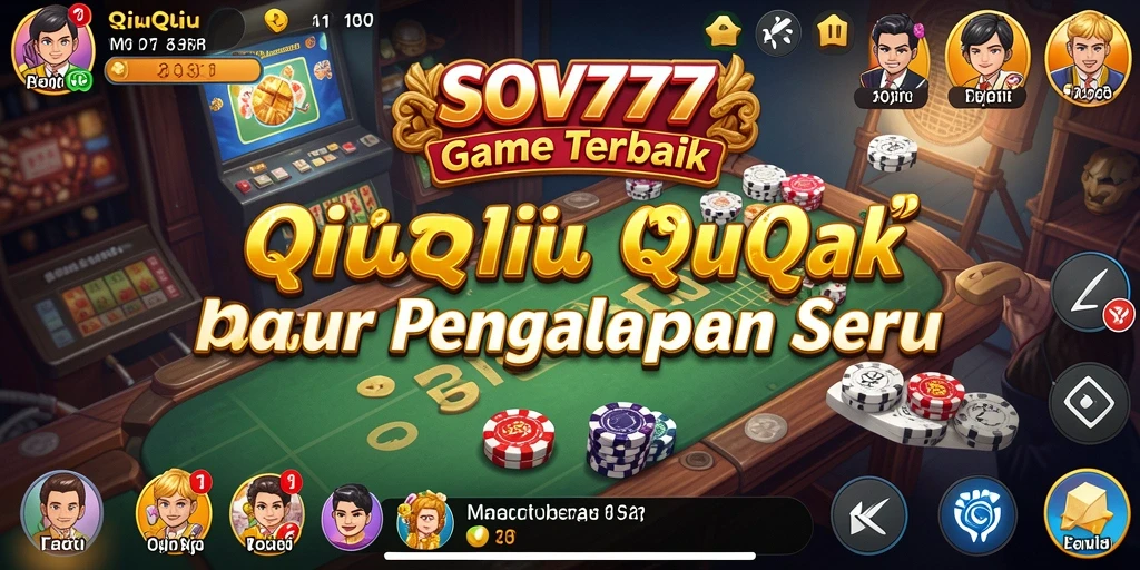 Tangkapan layar SOV777 menunjukkan permainan QiuQiu yang mendebarkan.