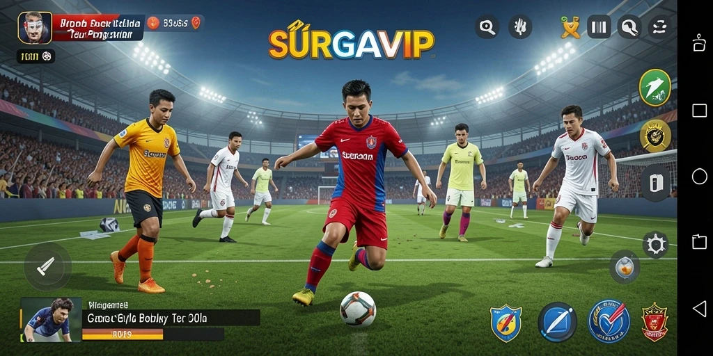 Tampilan gameplay SURGAVIP yang seru dan menegangkan.