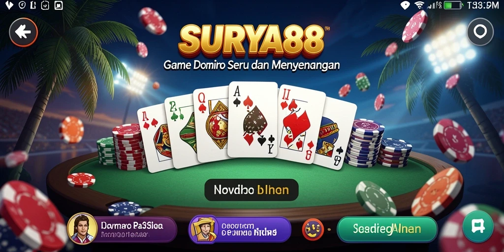 Tampilan gameplay SURYA88 yang seru dan interaktif.