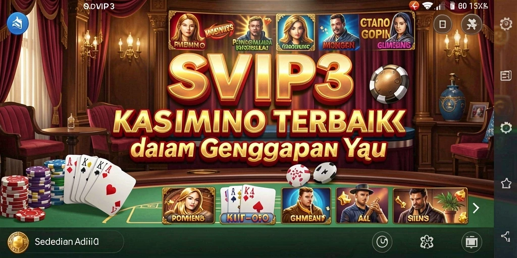 Tampilan menarik dari gameplay Kasino di SVIP3.