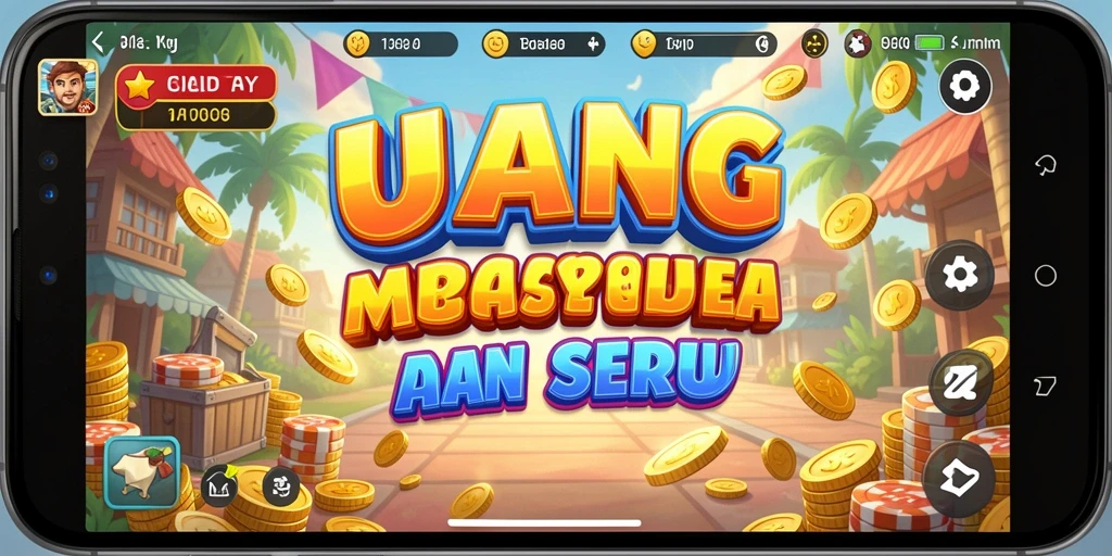 Screenshot gameplay UANG yang menunjukkan aksi penuh keseruan.