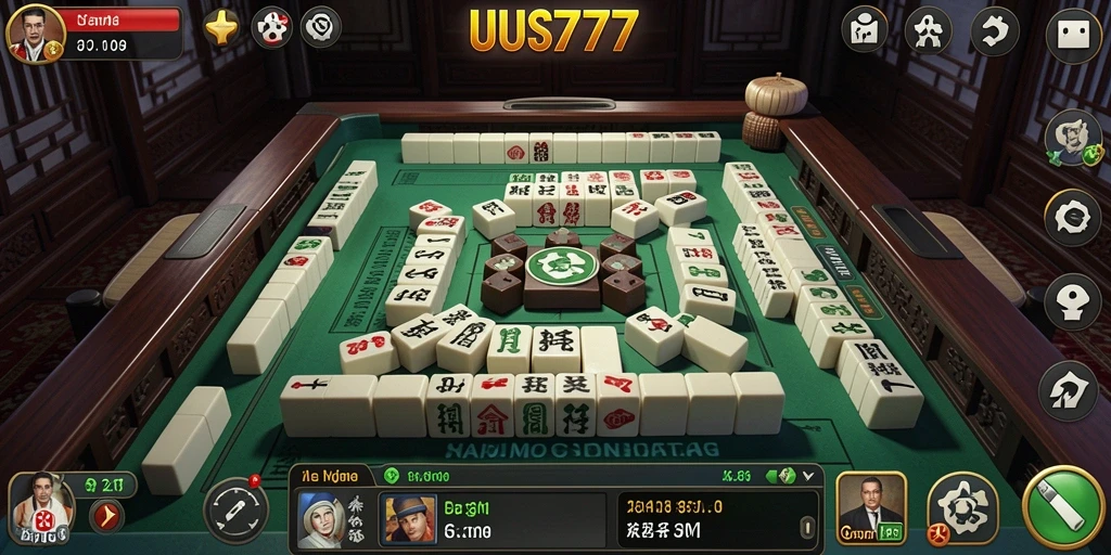 Tampilan gameplay menarik dari UUS777 yang menampilkan Mahjong.