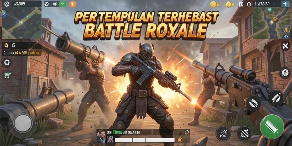 Gameplay seru dalam pertempuran Battle Royale di WA369.