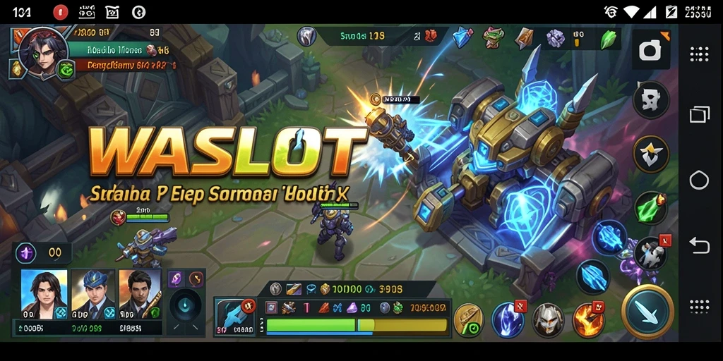Tampilan gameplay WASLOT yang memukau dengan aksi strategi mendebarkan.